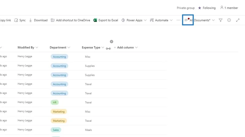 Hinzufügen von Metadaten in SharePoint mithilfe von Spalten