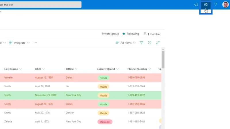 Menambah Navigasi Senarai SharePoint