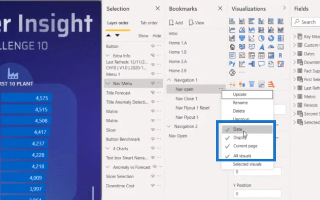Menu Navigasi Dinamik Menggunakan Penapis LuckyTemplates