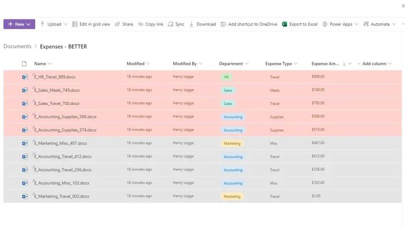 Lihat Pemformatan Dalam SharePoint