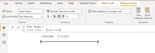 Use el editor tabular para crear grupos de cálculo en LuckyTemplates
