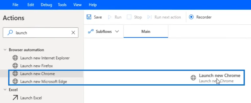 Microsoft Power Automate Desktop: Cara Melancarkan Penyemak Imbas Baharu Secara Automatik