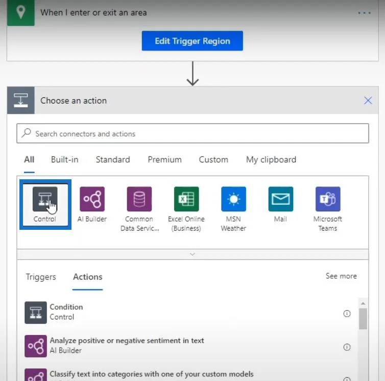 Déclencheurs dans les flux Power Automate