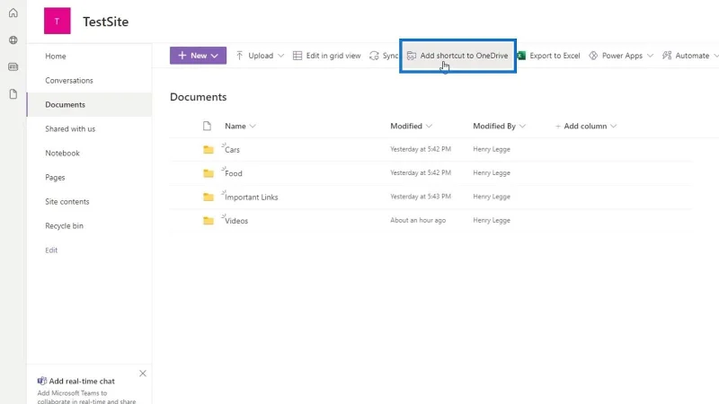 Menambah Fail SharePoint Pada Komputer Anda