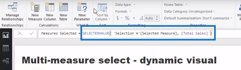 Teknik Visualisasi Data Dalam LuckyTemplates – Visual Dinamik Pelbagai Ukuran