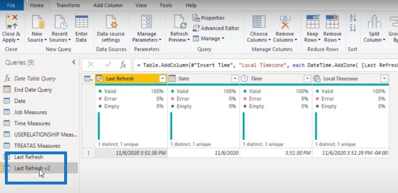 วันที่ & เวลารีเฟรชครั้งล่าสุดใน LuckyTemplates – โซลูชันที่อัปเดตแล้ว
