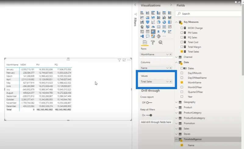 Use el editor tabular para crear grupos de cálculo en LuckyTemplates