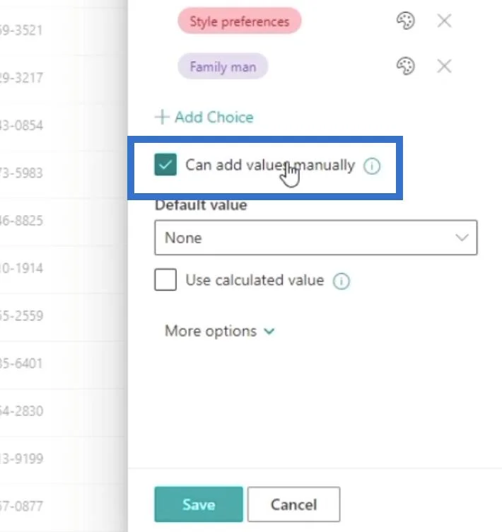 Menambah Medan Pilihan SharePoint Dalam Senarai