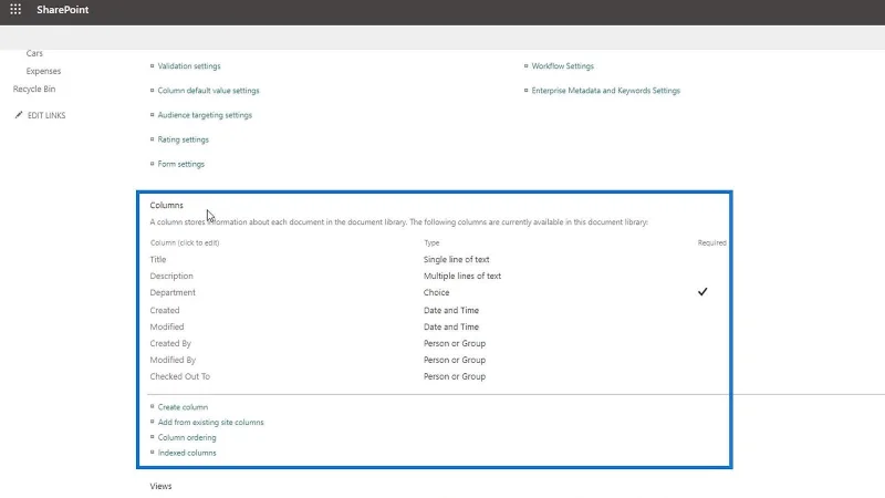 Tetapan Pustaka Tapak SharePoint |  Gambaran keseluruhan