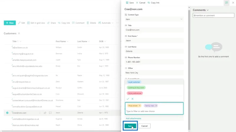 Menambah Medan Pilihan SharePoint Dalam Senarai