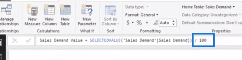 Funzionalità del parametro "What-If" di LuckyTemplates