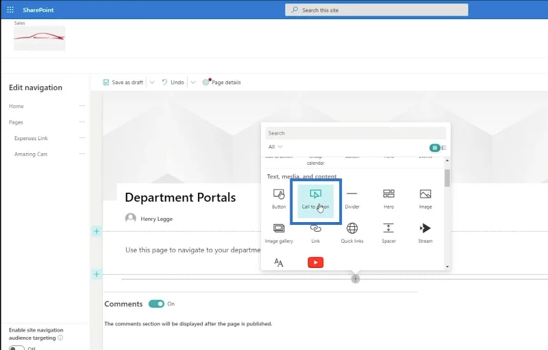 Elemen Navigasi Tapak SharePoint: Gambaran Keseluruhan