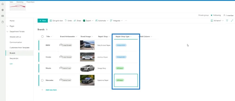 Pengesahan Lajur SharePoint Dalam Dua Cara