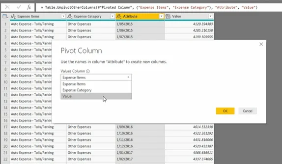 Asas Unpivot Dan Pivot Dalam LuckyTemplates – Semakan Editor Pertanyaan