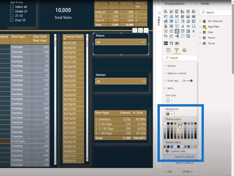 Cara Memilih Tema Warna LuckyTemplates Untuk Laporan Anda
