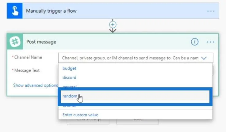 Schaltflächenfluss in Microsoft Power Automate
