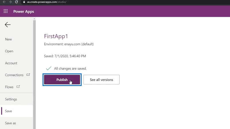 Tutorial Microsoft Power Apps |  Menyemak Ralat