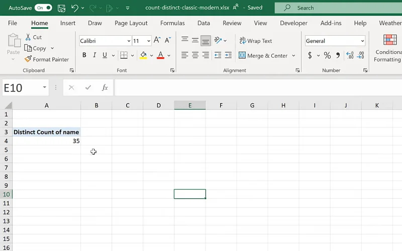 Kira Nilai Berbeza Dalam Excel: Klasik Kepada Pendekatan Moden