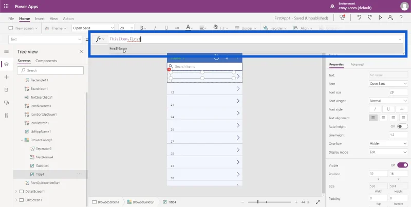 Galeri PowerApps: Satu Pengenalan
