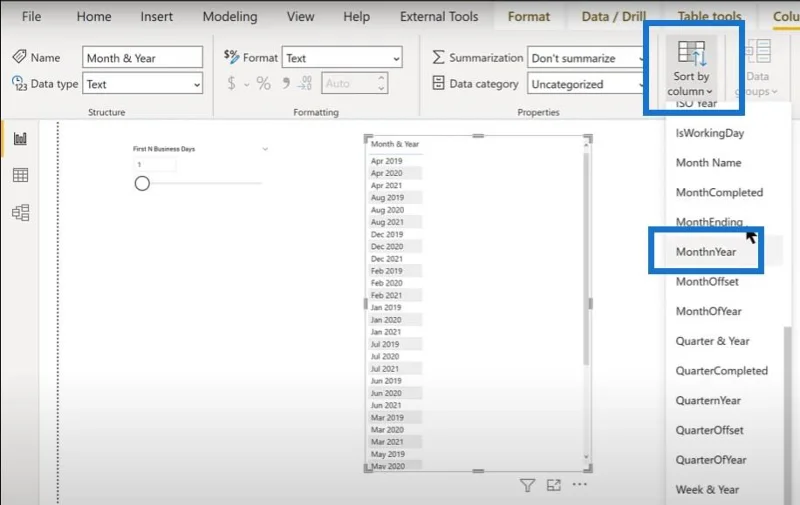Petua LuckyTemplates: Cara Membandingkan N Hari Perniagaan Pertama