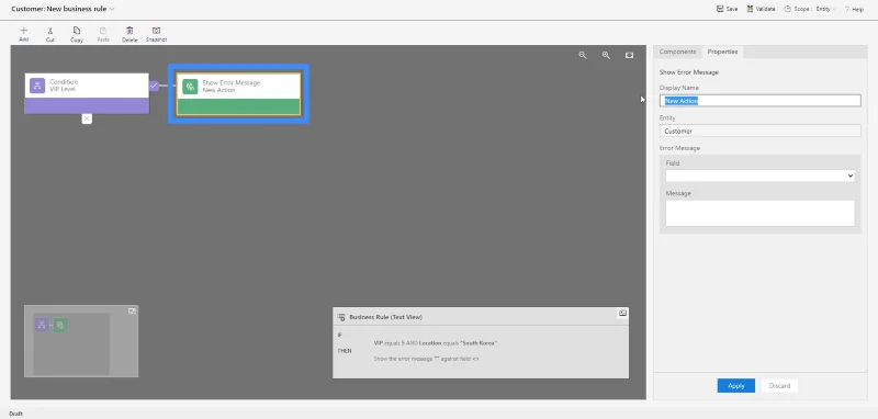 Peraturan Perniagaan PowerApps Dan Konsep CDS Berkuasa Lain