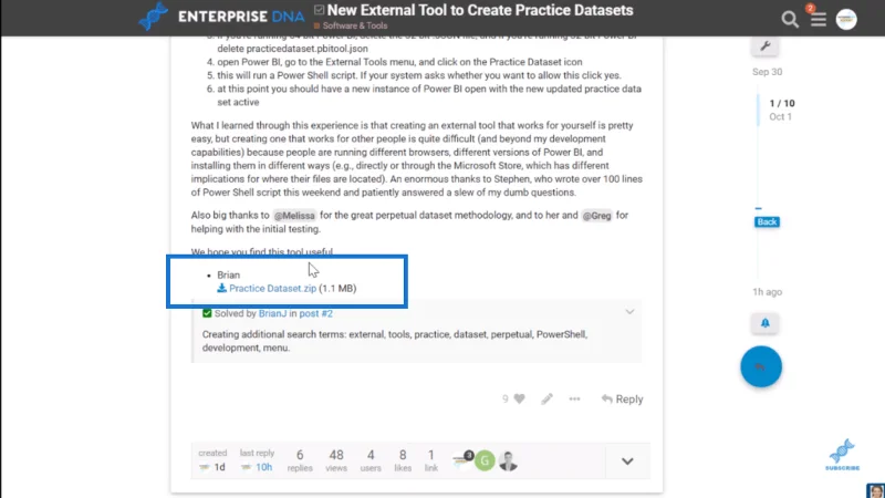 Alat Luaran LuckyTemplates – Memasang Set Data Amalan