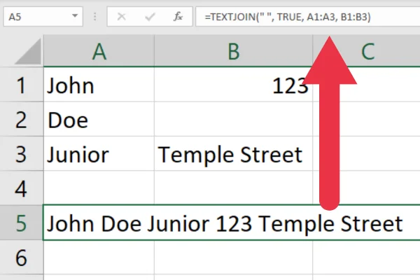 4 Cara Cara Menggabungkan Dalam Excel Dengan Ruang, Langkah Demi Langkah