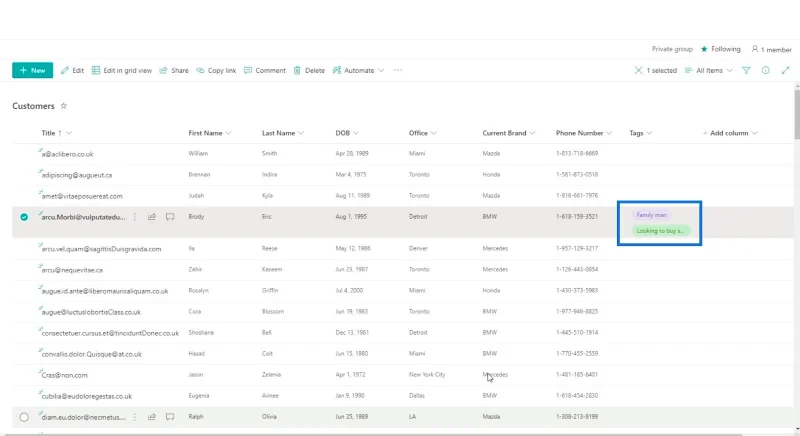 Menambah Medan Pilihan SharePoint Dalam Senarai