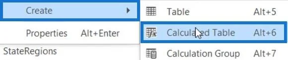 Berechnete Tabelle und Spalte im Tabelleneditor 3