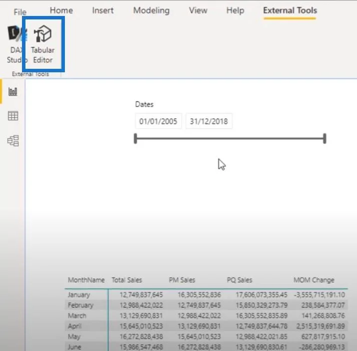 Use el editor tabular para crear grupos de cálculo en LuckyTemplates