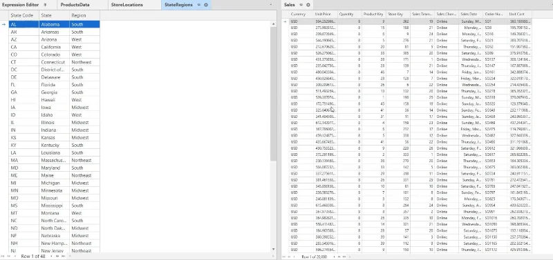 Tutorial Editor Jadual: Menggunakan Pilihan Data Pratonton