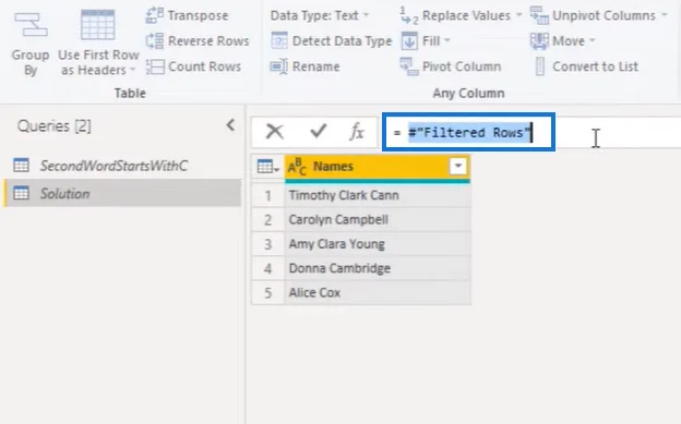 Penapis Power Query Oleh Tutorial Huruf Pertama Atau Watak Tertentu