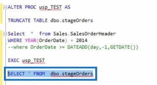 Prosedur Tersimpan Dalam SQL |  Gambaran keseluruhan