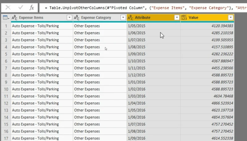 Asas Unpivot Dan Pivot Dalam LuckyTemplates – Semakan Editor Pertanyaan