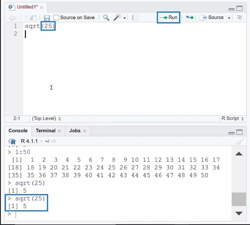 Skrip R Untuk LuckyTemplates Menggunakan RStudio