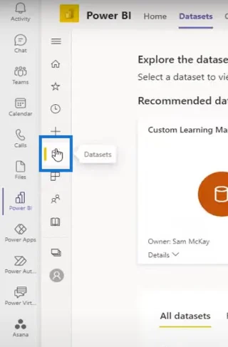การรวม LuckyTemplates ในทีม MS