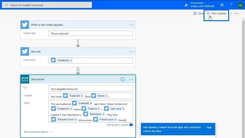 Automatisierter Ablauf in Microsoft Power Automate