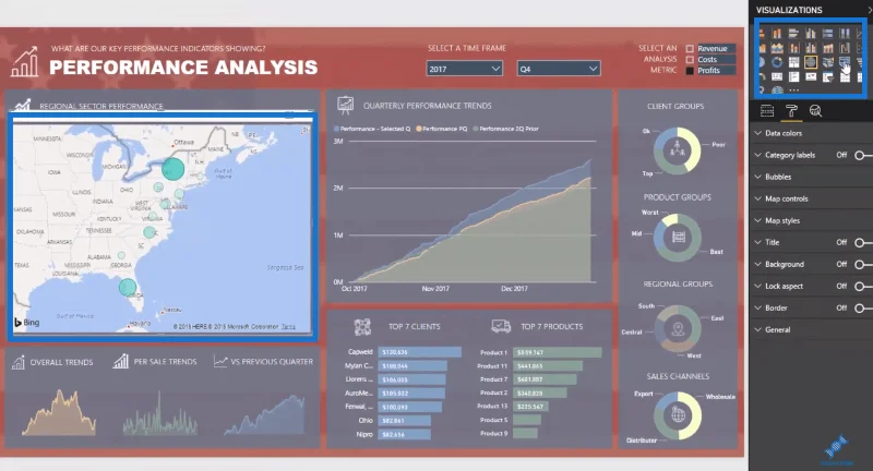 Visualisasi Peta Bentuk LuckyTemplates Untuk Analisis Spatial
