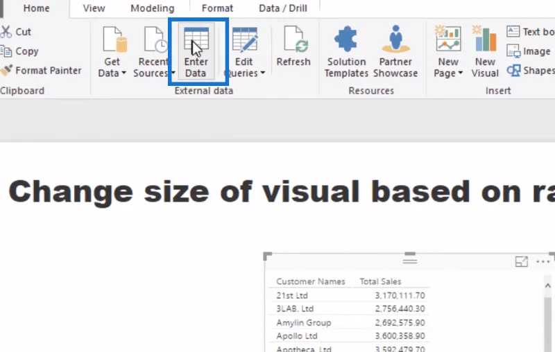 Visual LuckyTemplates: Tukar Saiz Mengikut Logik Kedudukan