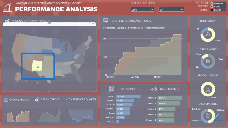 Visualisasi Peta Bentuk LuckyTemplates Untuk Analisis Spatial