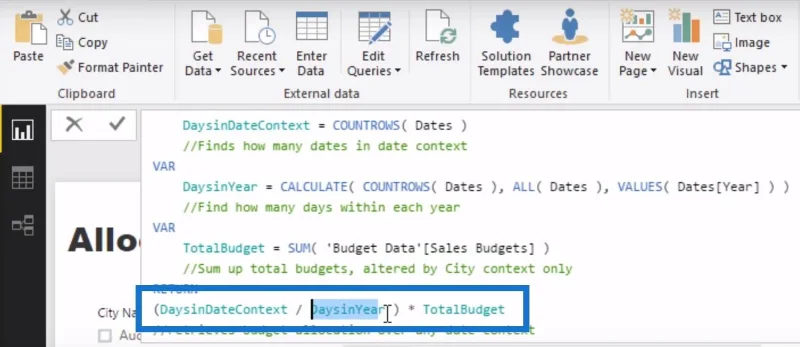 Gestione della stagionalità nell'analisi del budget: LuckyTemplates avanzato
