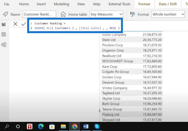 RANKX Deep Dive: Fungsi LuckyTemplates DAX