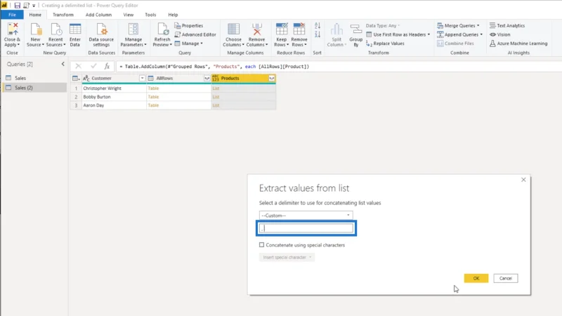 Cipta Senarai Terhad Dalam Power Query – Tutorial Editor Pertanyaan