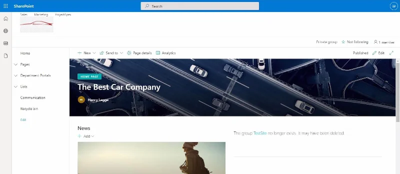 Penyesuaian Permintaan Akses Laman SharePoint