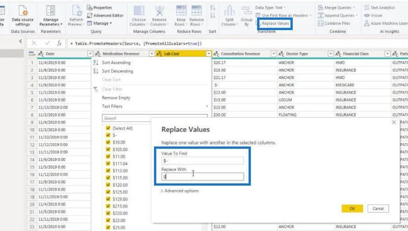 Verwenden von Python in LuckyTemplates |  Datensatz- und String-Funktion
