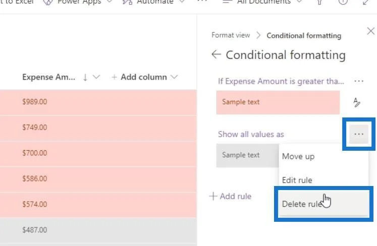 Lihat Pemformatan Dalam SharePoint