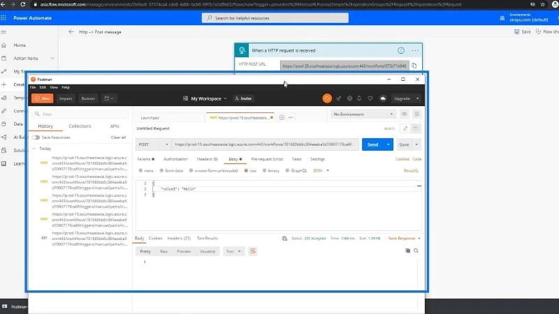 Déclencheur HTTP de flux Microsoft |  Un tutoriel Power Automate