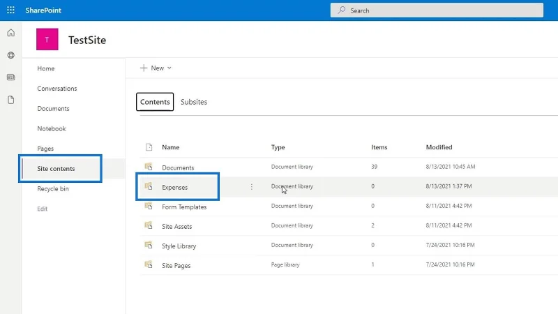 Menambah Pustaka Dokumen Dalam SharePoint