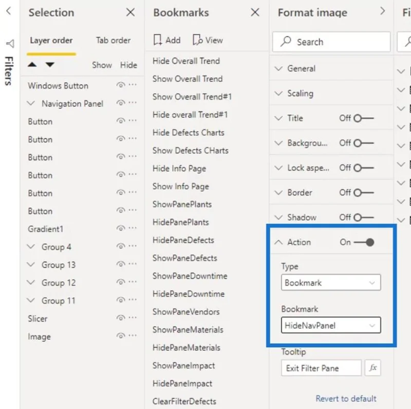 Report interattivi di LuckyTemplates: navigazione e segnalibri
