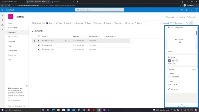 SharePoint-Dokumentbibliothek |  Anfänger-Tutorial